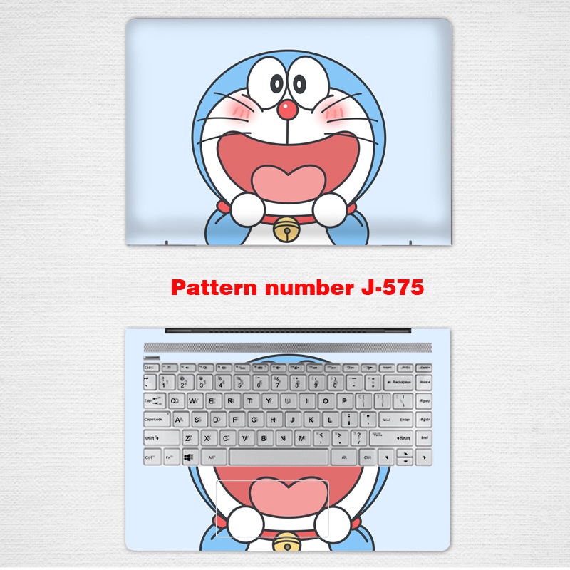 Bộ 2 Miếng Dán Hình Doraemon Cho Laptop 12 13 14 15.6 Inches Notebook ACER Swift Nitro 5 aspire AN515-52 AN515-55