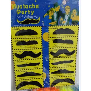 Bộ 12 râu giả phong cách lịch lãm cho nam - Bộ 12 mô hình râu giả thiết kế hóa trang độc đáo