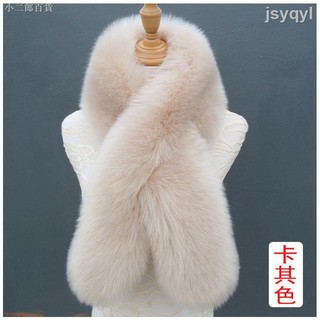 Khăn Choàng Lông Cáo Giả Dày Dặn Ấm Áp Cho Nữ