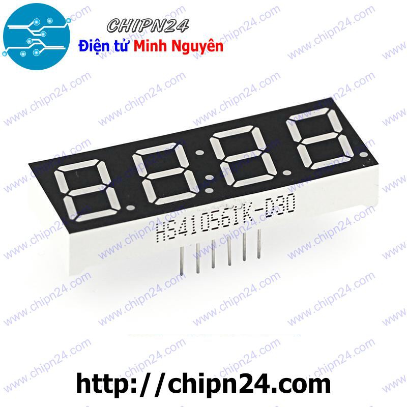 Led 7 Đoạn Đồng Hồ 0.56 inch 24H Anot