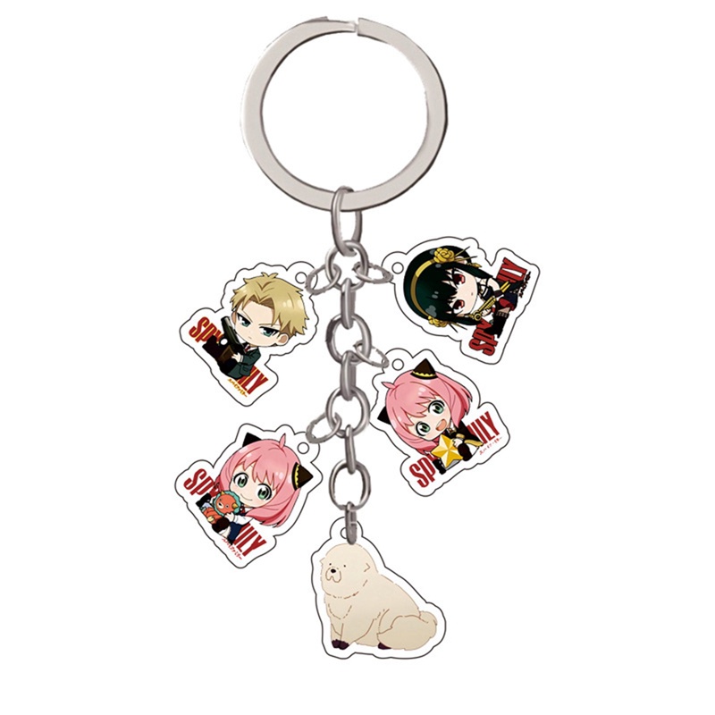 Tmdbyx Móc Khóa Acrylic Hai Mặt Hình Anime Spy X Family Twilight Loid Forger Anya Forger Bond