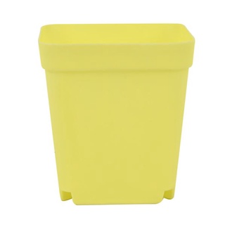 Chậu nhựa trồng sen đá, xương rồng, cây mini để bàn 7x7cm màu sắc đa dạng, chậu nhựa - kích thước 7cm x 7cm