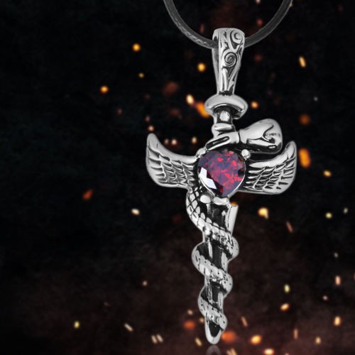 Dây chuyền hình chữ thập bằng thép không gỉ