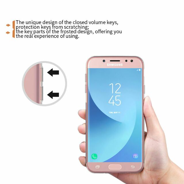 [Mã ELFLASH3 hoàn 10K xu đơn 20K] Ốp galaxy j7 pro silicon trong suốt