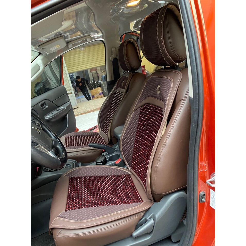 Lót Ghế Ô Tô hạt Gỗ Đệm Nỉ Cao Cấp các Loại