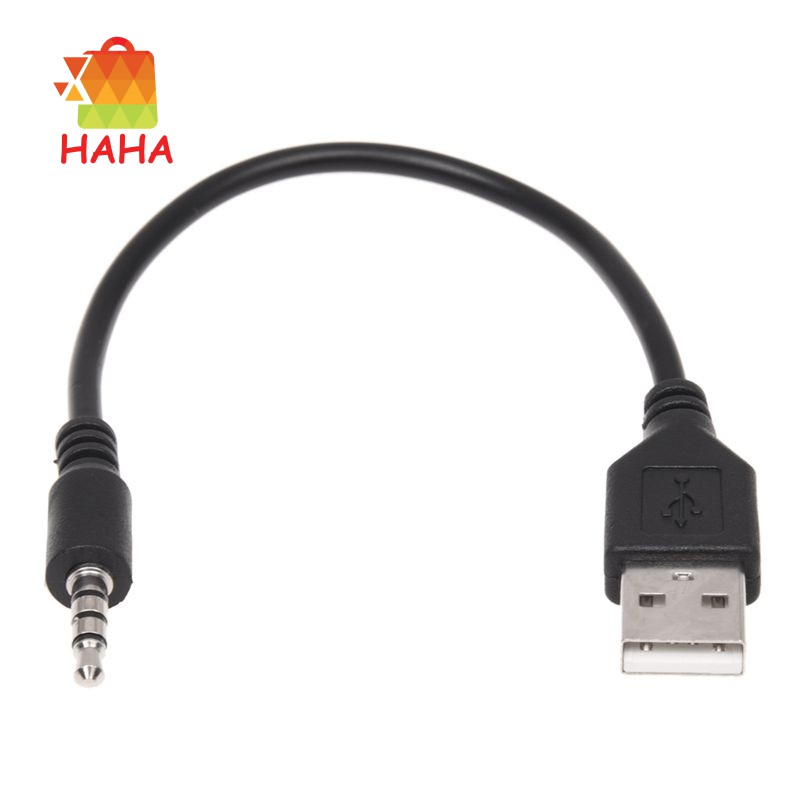 Cáp Chuyển Đổi Cổng 3.5mm Sang Cổng Usb 2.0 Cho Mp3 Trên Xe Hơi