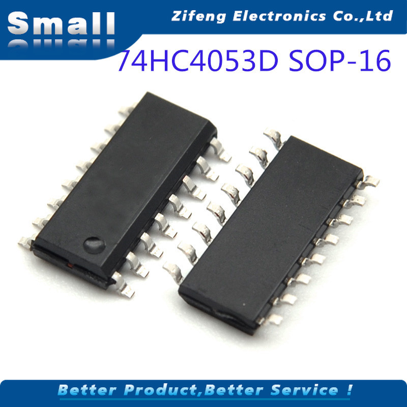 Bộ 10 Linh Kiện Điện Tử 74hc4053d Sop16 74hc4053 Sop Sn74Hc4053Dr Sop-16 Hc4053 Smd