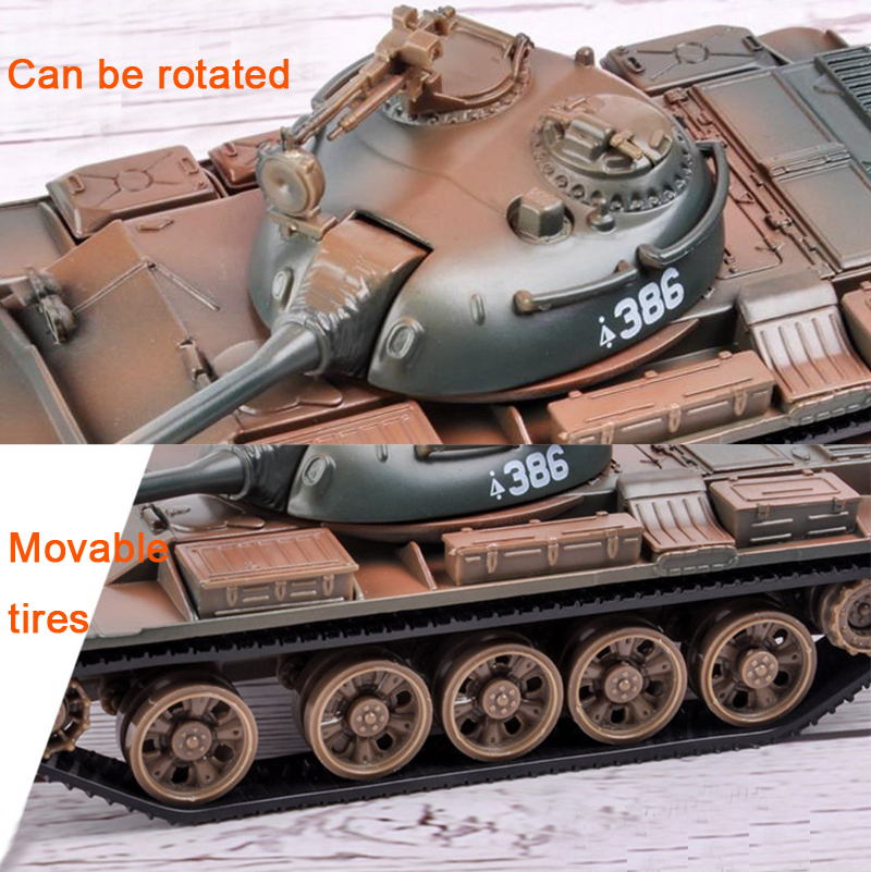 Mô hình xe tăng đồ chơi Soviet T55 tỉ lệ 1/43