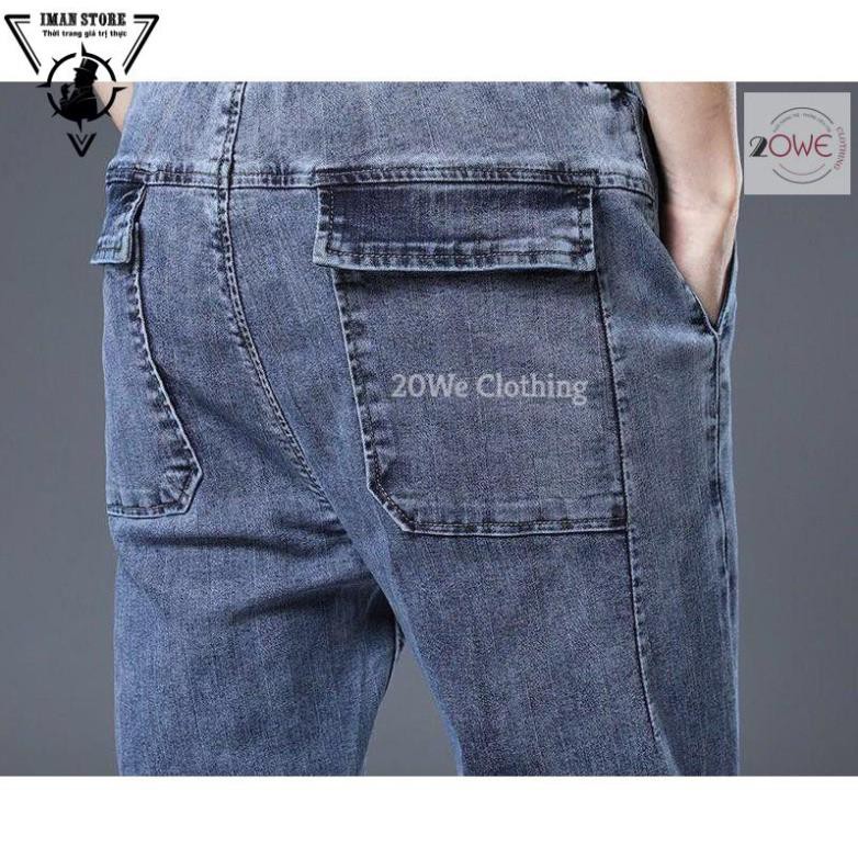 Quần Jean, Baggy, jeans, bò nam, túi hộp 2 mầu đen xanh, ống xuông,rộng mã TH-01 style hàn quốc