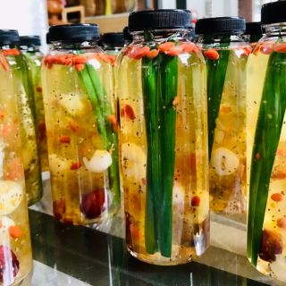 Set chè dưỡng nhan không yến 6 chai loai 330ml