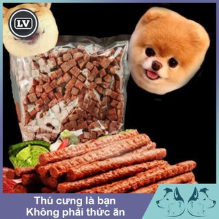 THỨC ĂN MỀM CHO CHÓ VỊ BÒ SNACK CHO THÚ CƯNG Phụ kiện Long Vũ (1 thanh)