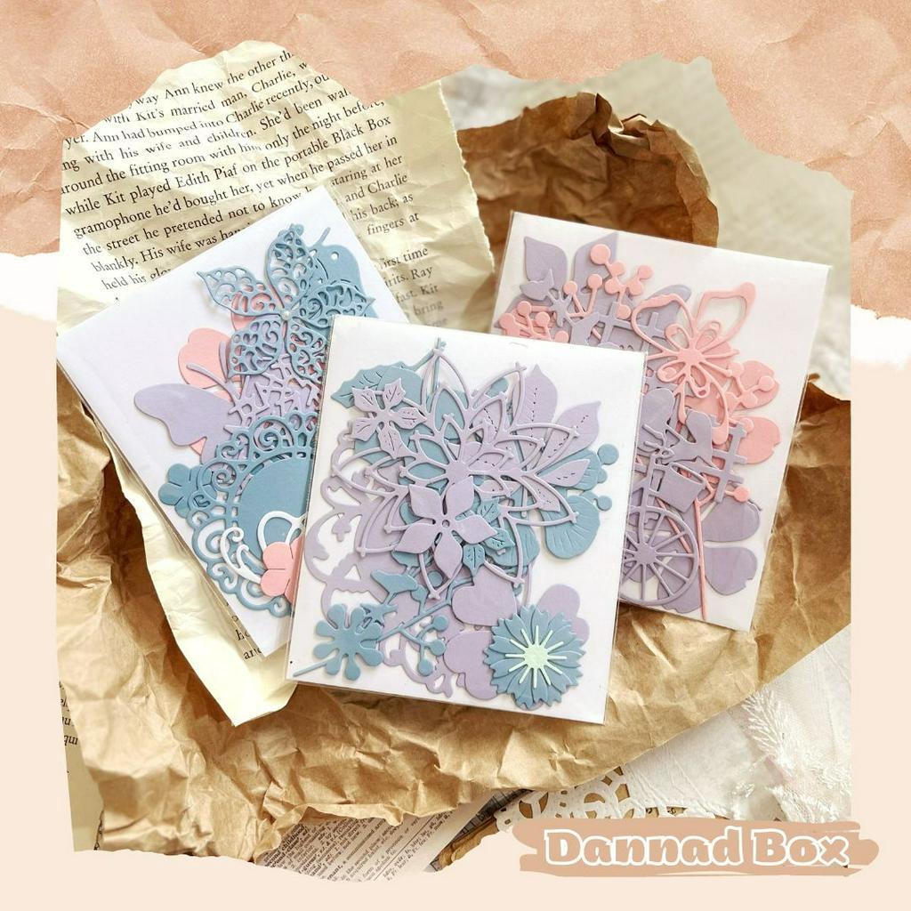 Combo 30/60/120 Mẫu Diecut Paper Cutting Mix Ngẫu Nhiên Trang Trí Journal