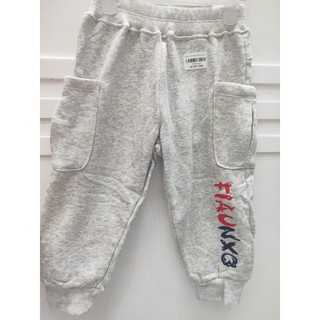 Quần nỉ bông sọc bé trai size 2-8T (cho bạn từ 11kg đến 25kg). Chất nỉ bông, ấm, quần chun, có túi