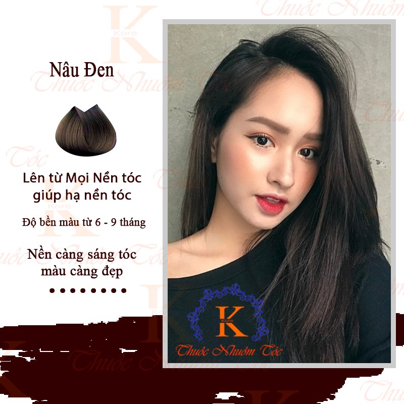 Thuốc nhuộm tóc NÂU ĐEN Chenglovehairs, Chengloveshair, Chengloveshairs, Chenglovehair