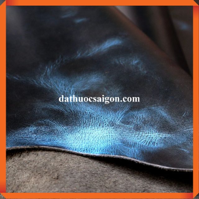5 Pia da pullup wax cao cấp màu xanh dương thương hiệu Da Thuộc Sài Gòn