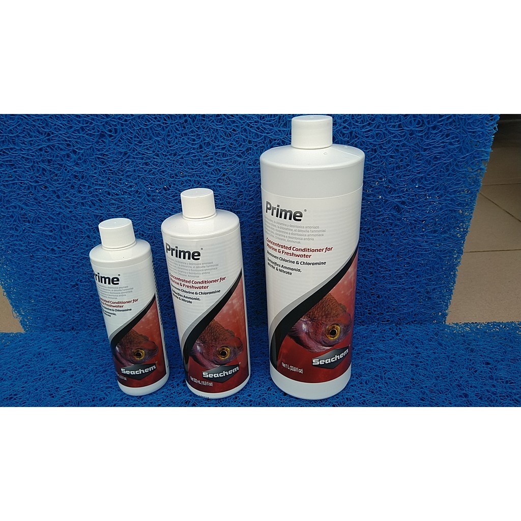 Seachem Prime 250ml, khử clo, độc tố, kim loại nặng, dùng cho hồ cá.