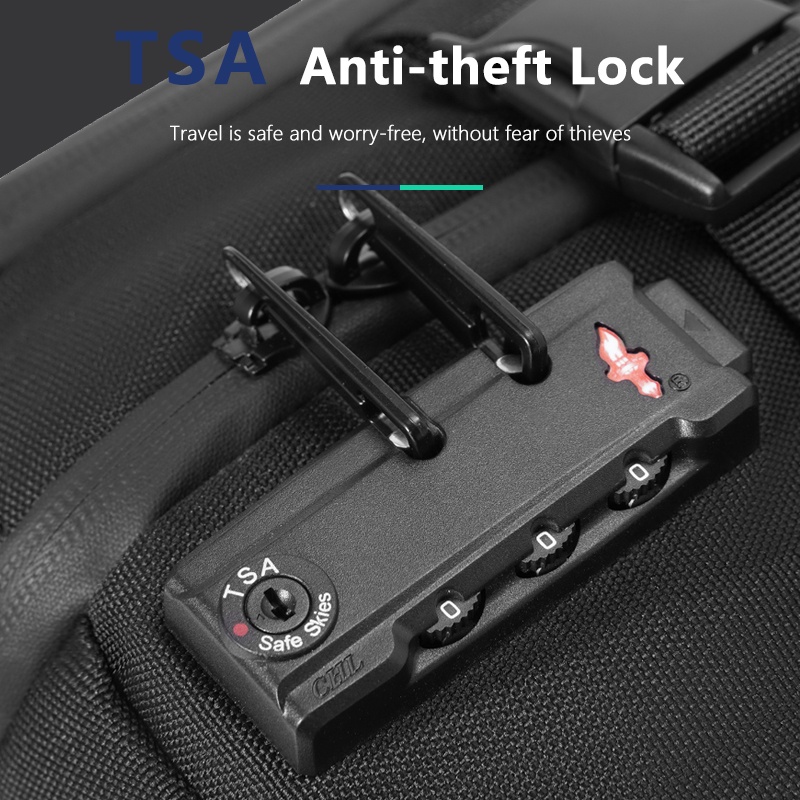 Balo du lịch OZUKO 1022 đựng laptop chống trộm không thấm nước tiện dụng cho nam 15.6 inch