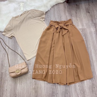 Sét áo pull + quần ống rộng