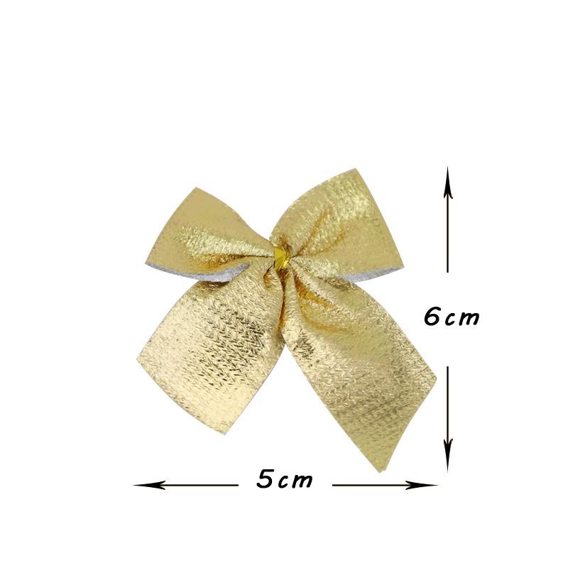 Bộ 12 Nơ Trang Trí Cây Thông Noel 5cm - 6cm