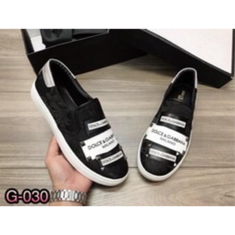 Giày dg nam da lộn cao cấp, giày slipon nam fullbox.