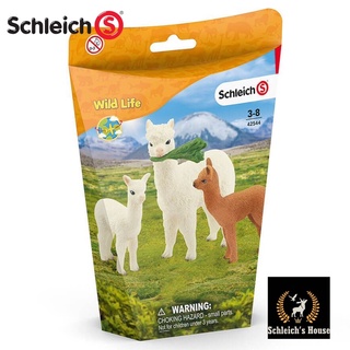 Mô hình động vật , đồ chơi con vật Schleich chính hãng Set Lạc đà Nam mỹ con ( Alpaca ) 42544 - Schleich House