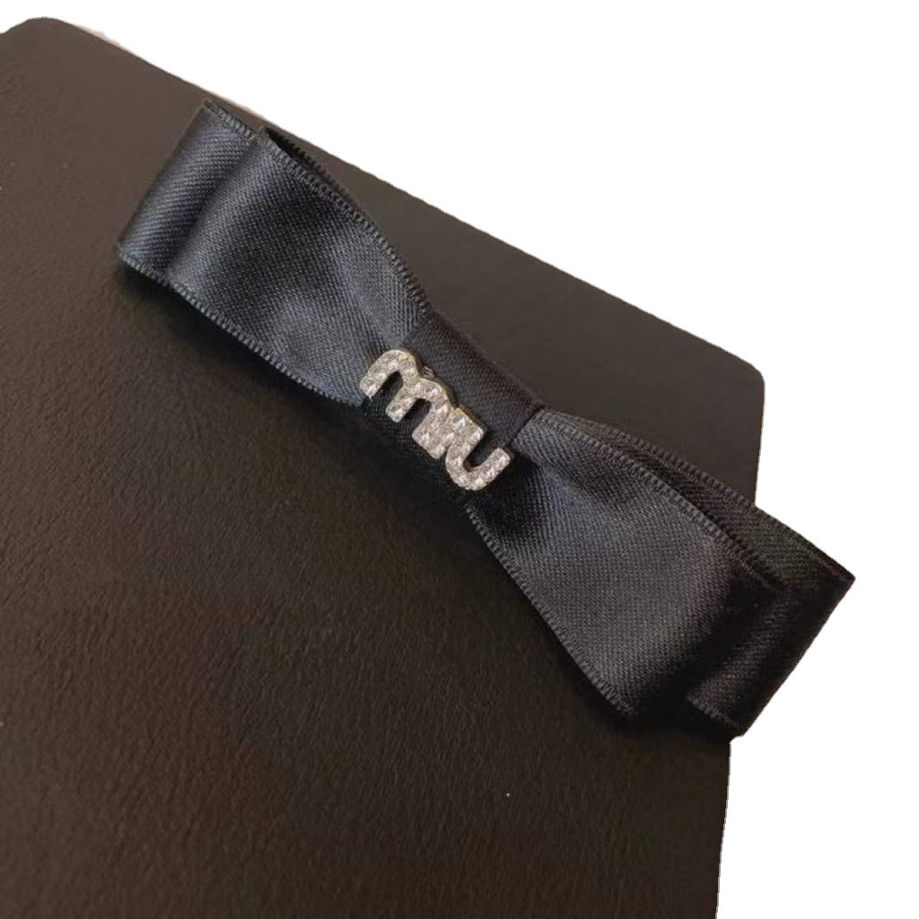 Kẹp Tóc Hình Nơ Đính Đá Lấp Lánh Phong Cách Công Chúa Cho Nữ