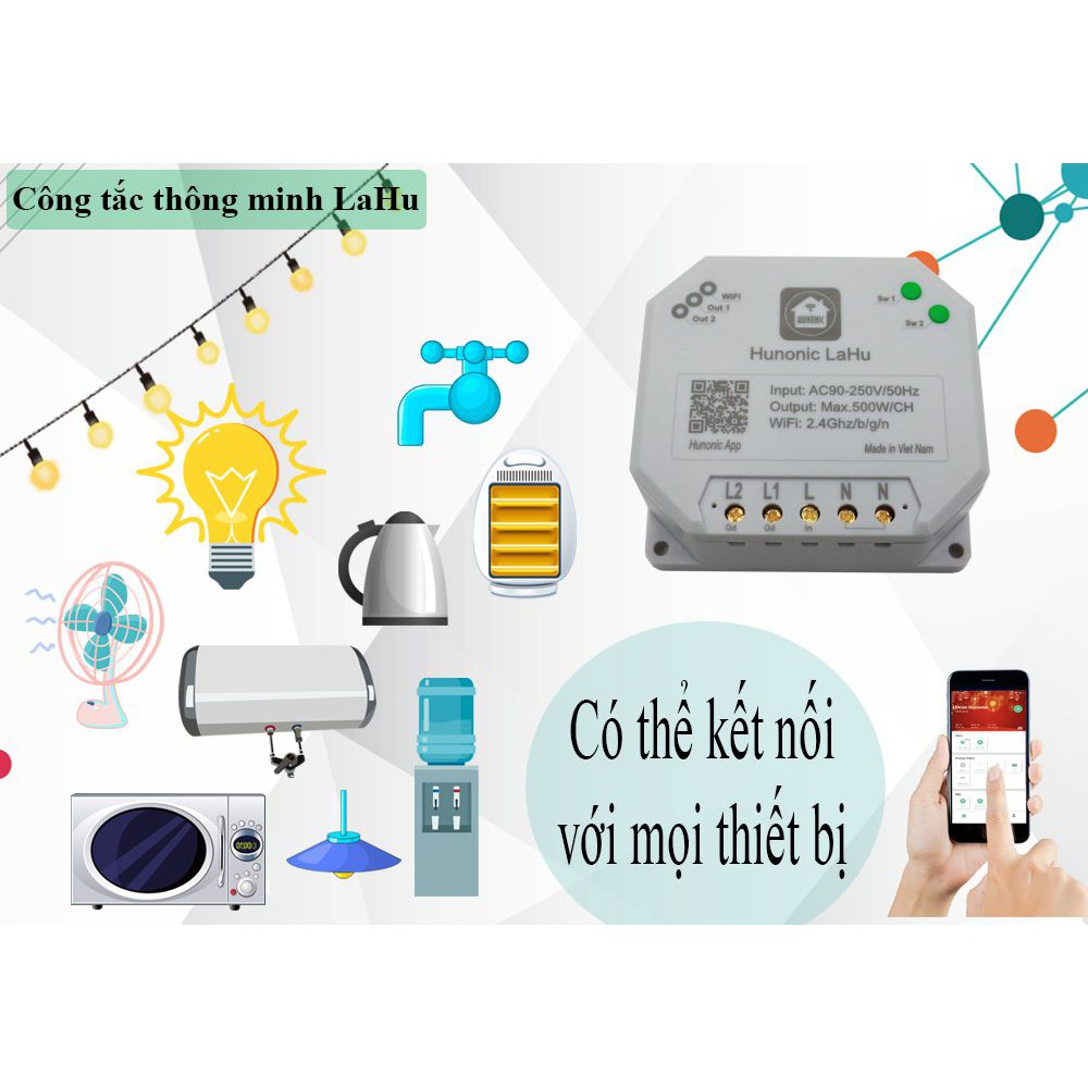 Công tắc thông minh chính hãng việt nam LAHU