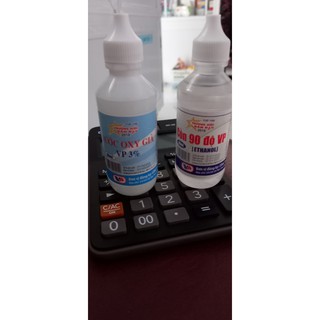 Nước oxy già và cồn