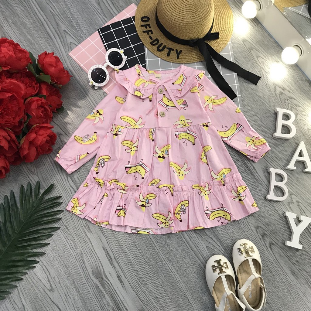 Váy chất kate dành cho bé 8 - 18 kg-thanh lý