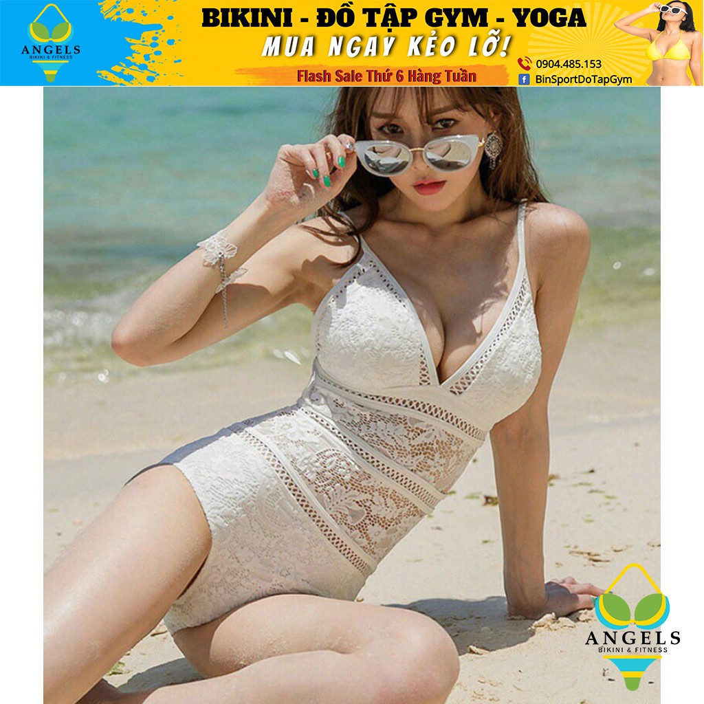 Bikini,Bộ Đồ Bơi Body Ren 2 Màu Trắng, Đen Siêu Đẹp, Hàng Nhập,BHN008 | BigBuy360 - bigbuy360.vn