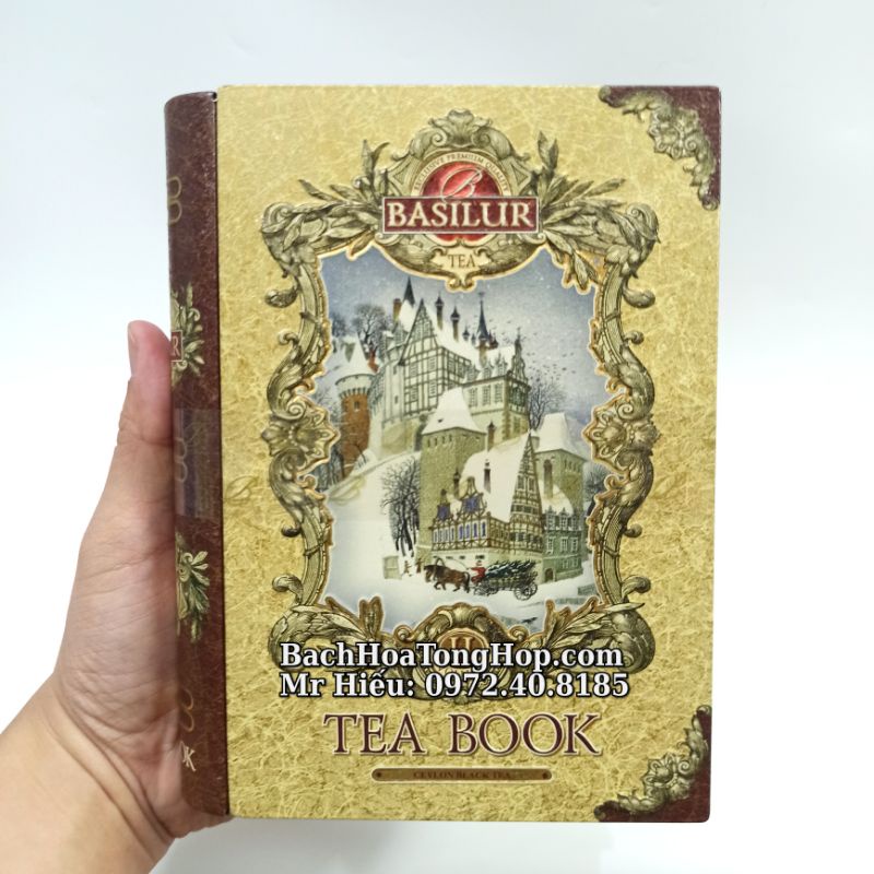 [Hỏa Tốc] Trà Basilur Tea Book hộp sắt 100gram
