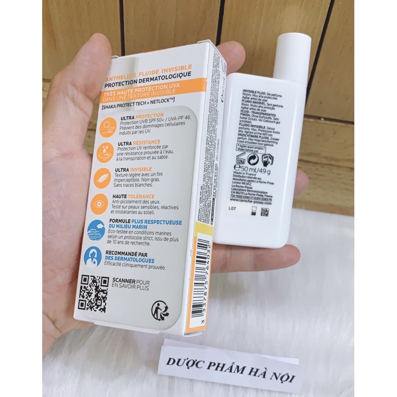 Kem Chống Nắng La Roche Posay Anthelios Shaka Fluid SPF 50+