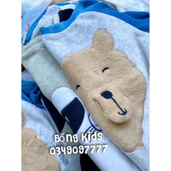 Bộ Nỉ Bé Trai Thêu Hình ZY