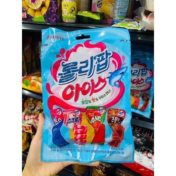 Kẹo mút Lotte vị trái cây Hàn quốc 40k/ 1 gói 132gr