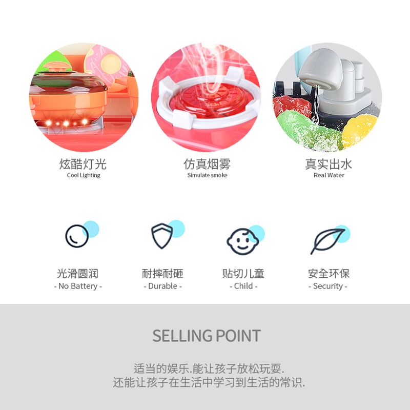 Bộ Đồ Chơi Nấu Ăn Nhà Bếp Cho Bé