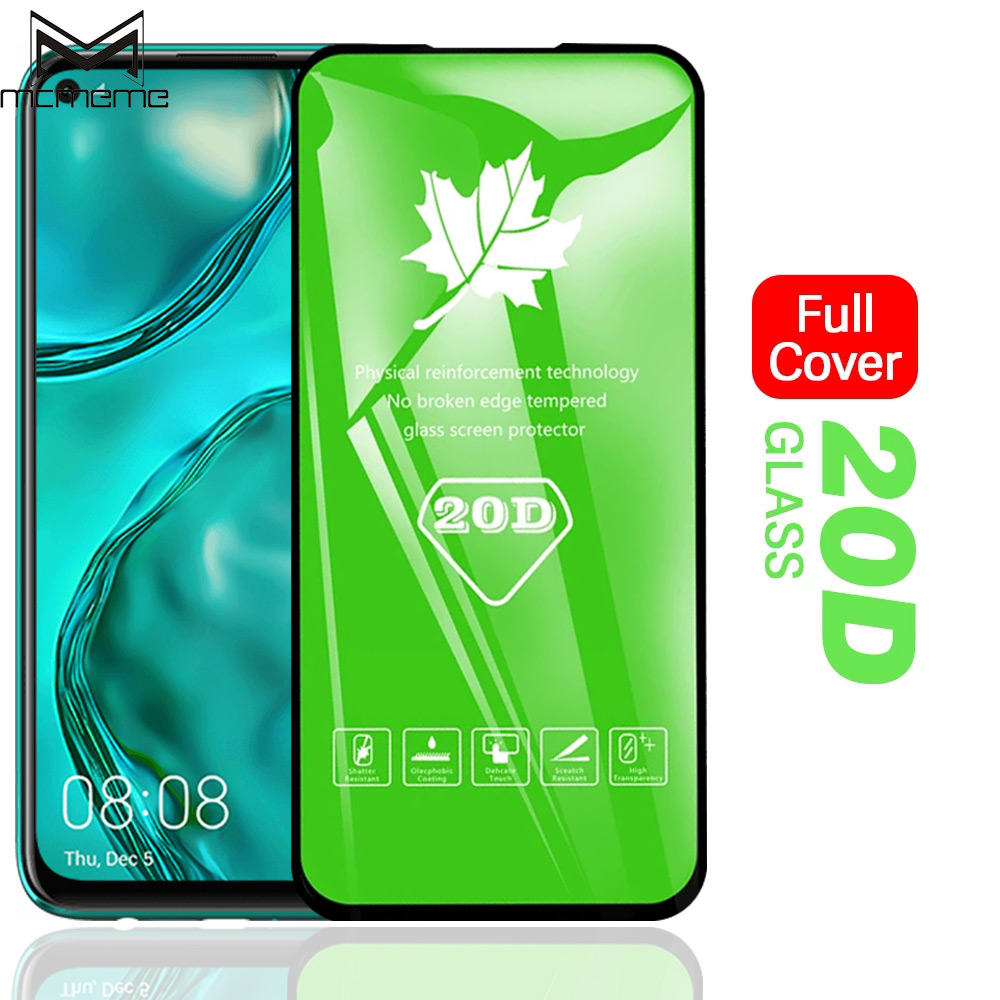 Kính cường lực 20D mới nhất bảo vệ toàn diện màn hình cho Huawei Nova 7 SE 7i 5 5T 4 4E 3 3E 3i 2 2i Plus Lite 5G