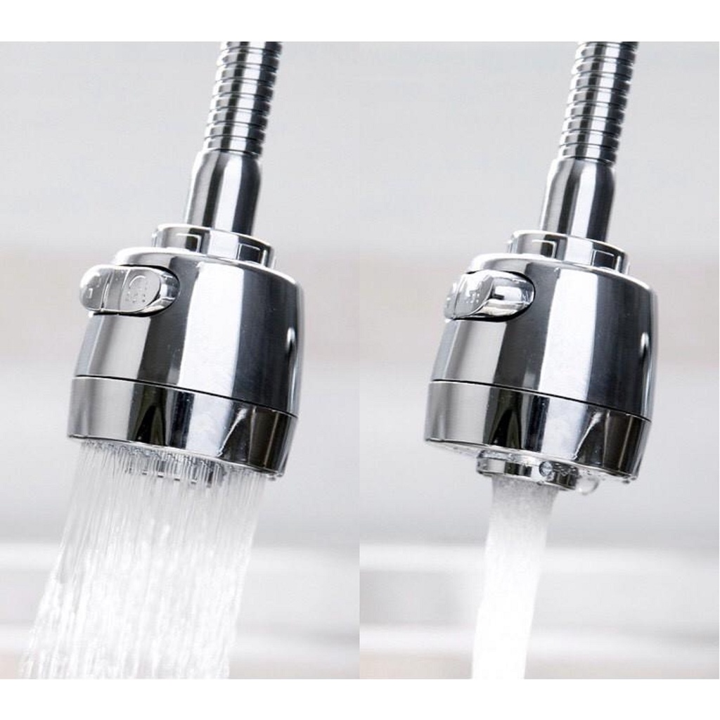 Đầu vòi rửa chén tăng áp 2 chế độ cho bồn rửa chén đầu phun tia nước cực mạnh,Đầu vòi tăng áp rửa bát