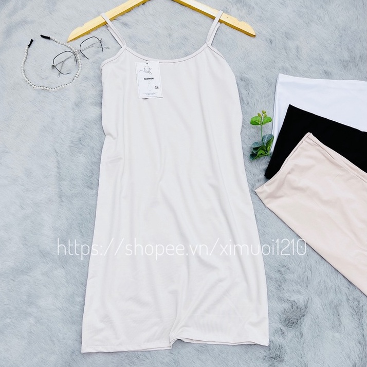 [Mã FATREND02 giảm đến 30k đơn 99k] Váy Lót 2 Dây Mềm Mịn Thoáng Mát Có Dây Tăng Đưa - QS QUYEN SHOP | BigBuy360 - bigbuy360.vn