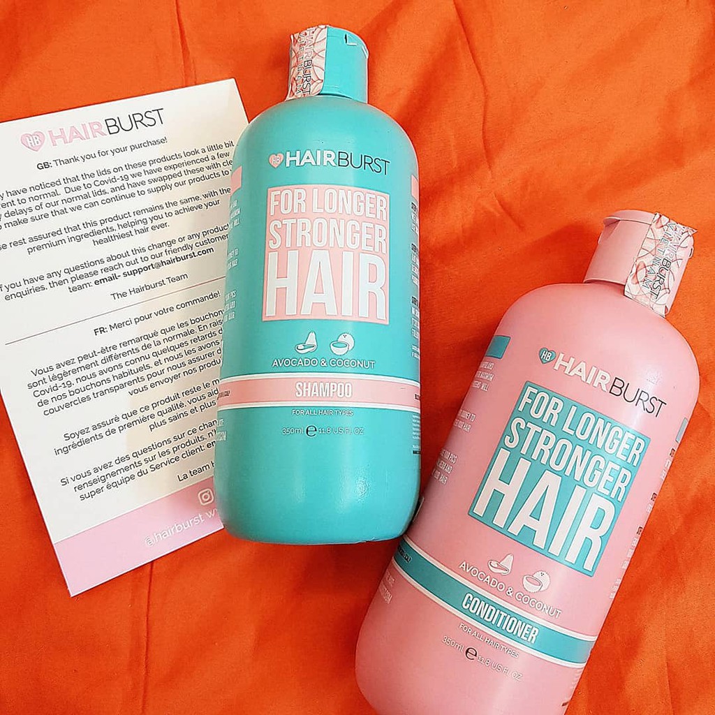 Gội xả Hairburst giảm rụng tóc, kích thích tóc mọc dài và dày, sản xuất tại Anh Quốc - september249.vn