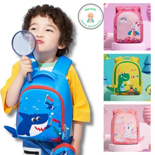  Balo cho bé balo đi học mẫu giáo mầm non chống nước siêu nhẹ họa tiết khủng long cá mập kỳ lân thỏ dễ thương Thư Kids 