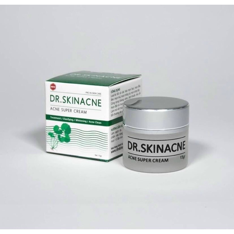 DR SKINACNE Kem Giảm Ngừa Mụn Chính hãng