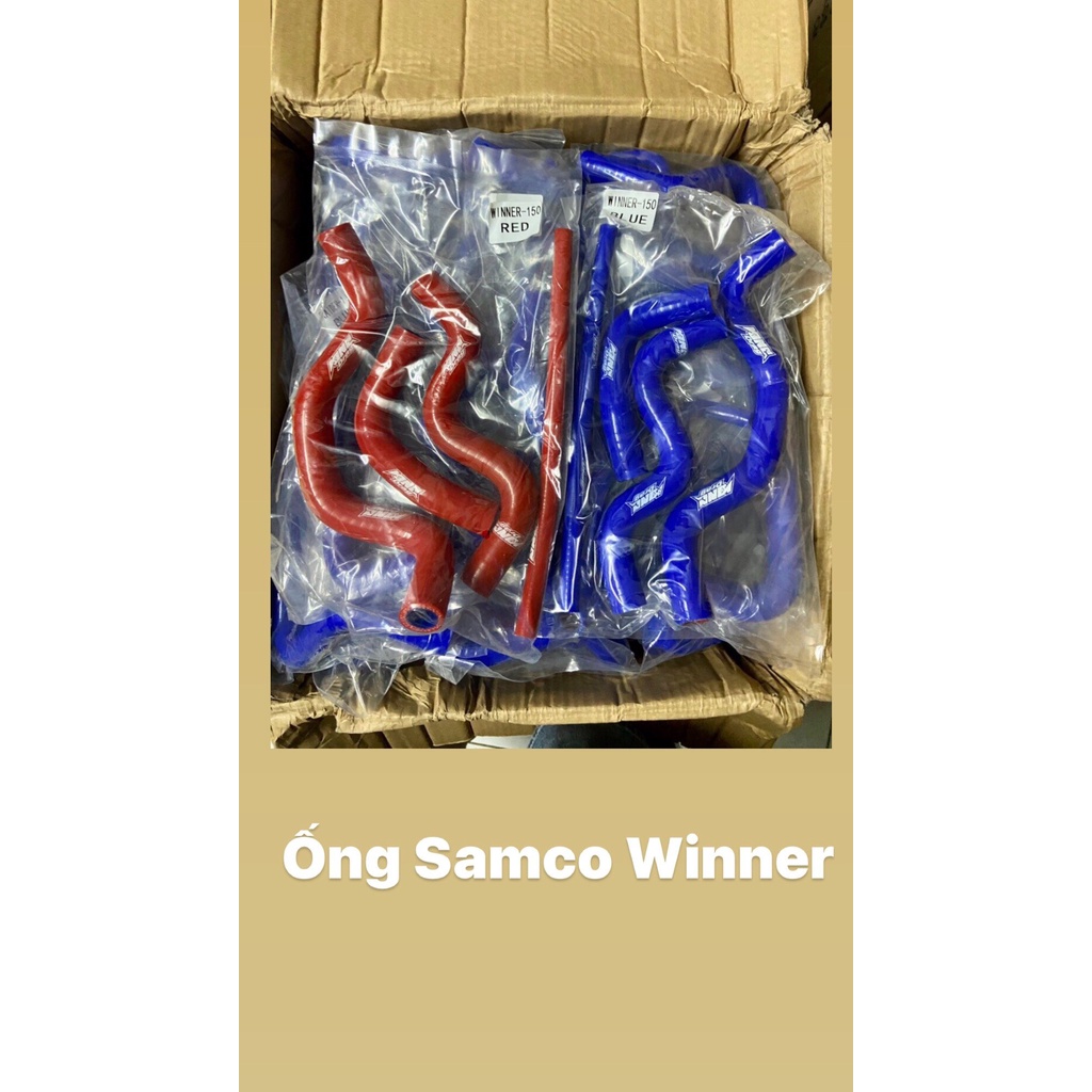 Ống nước Samco uốn sẳn gắn winner sonic raider satria full bộ hàng Thái Lan