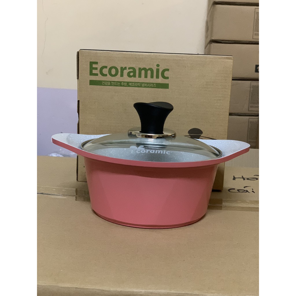 Nồi đúc vân đá ecoramic hàn quốc 16cm /hàng chính hãng- mykit.vn