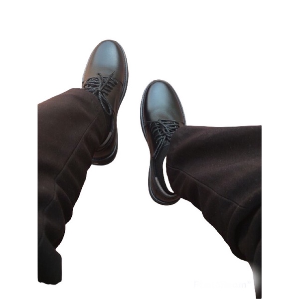 (Full BOX+TẤT)Giày Da Nam Đế Cao Su Bảo Hành 12 Tháng