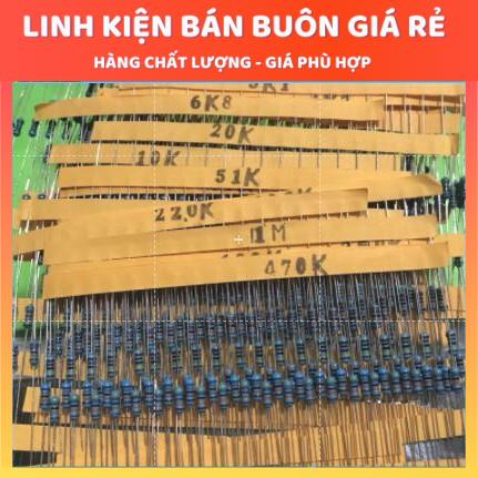 Bộ combo 30 Loại trở 1% Thông dụng mỗi loại 20 con