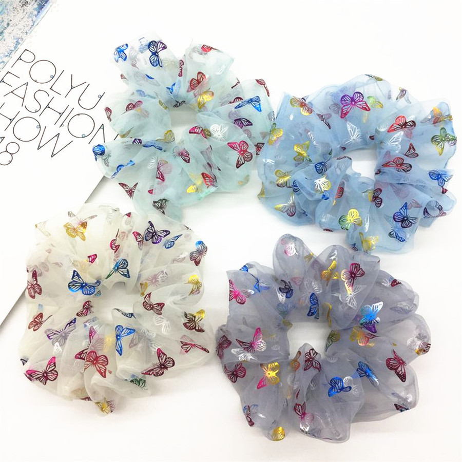 Dây Buộc Tóc Hình Bướm Xinh Xắn Dành Cho Nữ