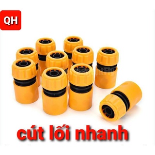 Mua Đầu Nối Ống Nước Tưới Vườn Bằng Nhựa ABS - Cút nối đầu vào máy rửa xe áp lực cao loại 1