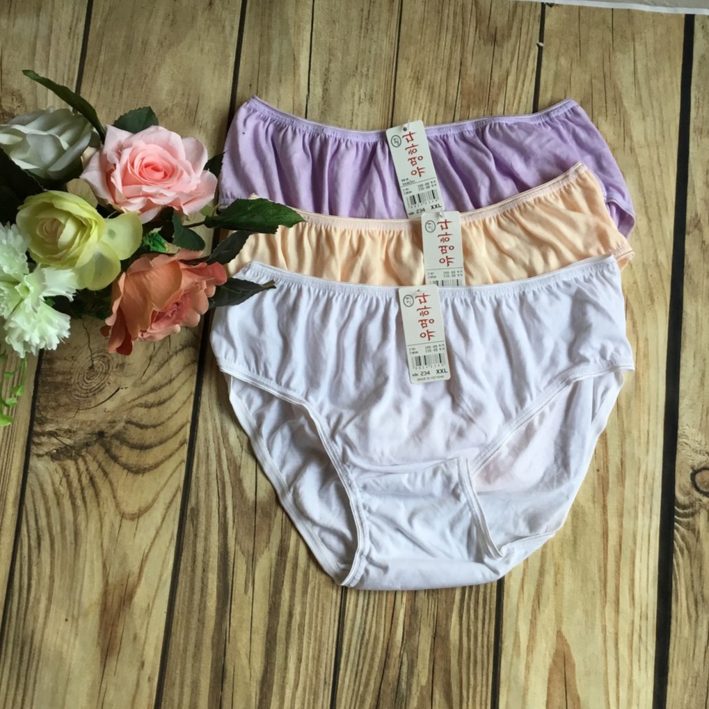 Quần lót nữ thun cotton cho người lớn tuổi