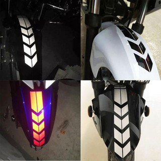 Decal Mũi tên phản quang dán chắn bùn xe máy
