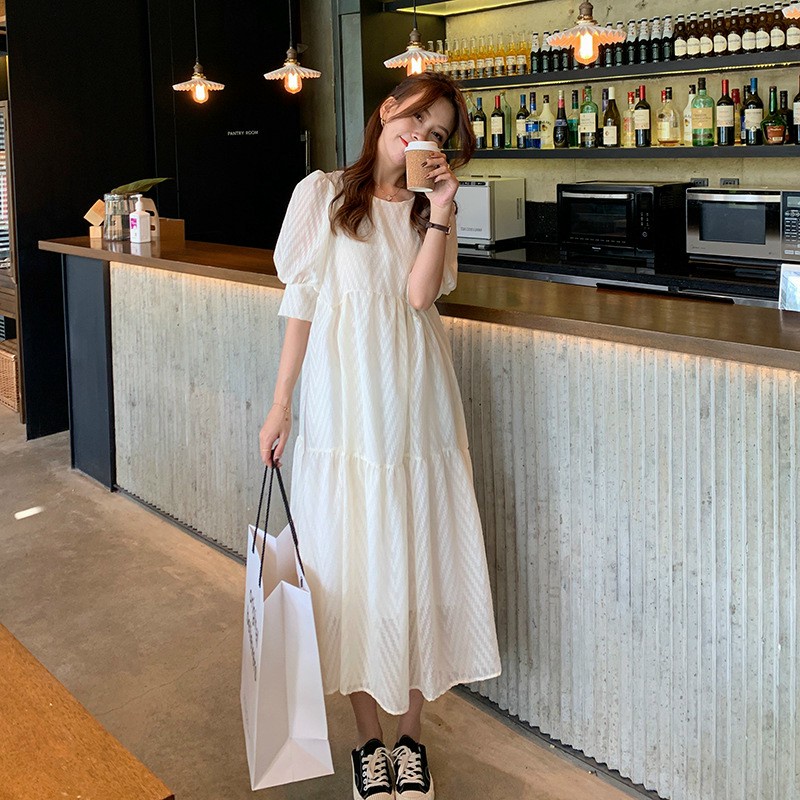 VÁY BẦU ĐẸP THỜI TRANG CÔNG SỞ SHOPDAMBAU-M1018 VÁY BẦU THIẾT KẾ DỰ TIỆC CHẤT REN HAI LỚP